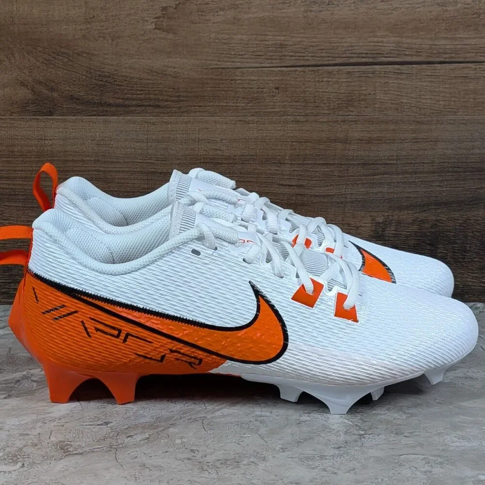 Nike Vapor Edge Speed 360 2 Men's 11 White Orange Football Cleats FQ4045-100